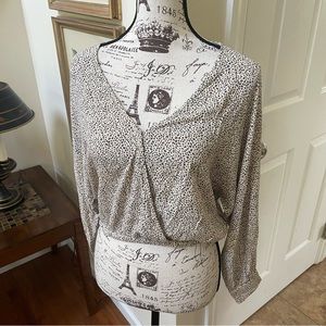NWT American Eagle Animal Print Blouse - XS